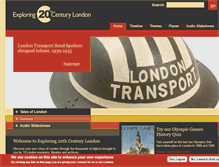 Tablet Screenshot of 20thcenturylondon.org.uk